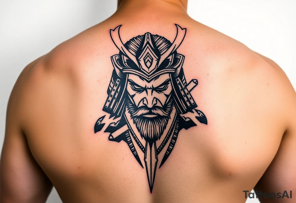 jesus samurai tattoo idea