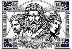 GREEK GODS tattoo idea