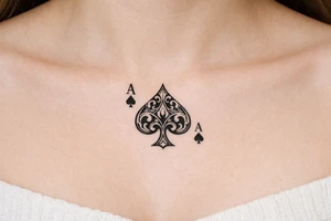 Ace of spades tattoo tattoo idea