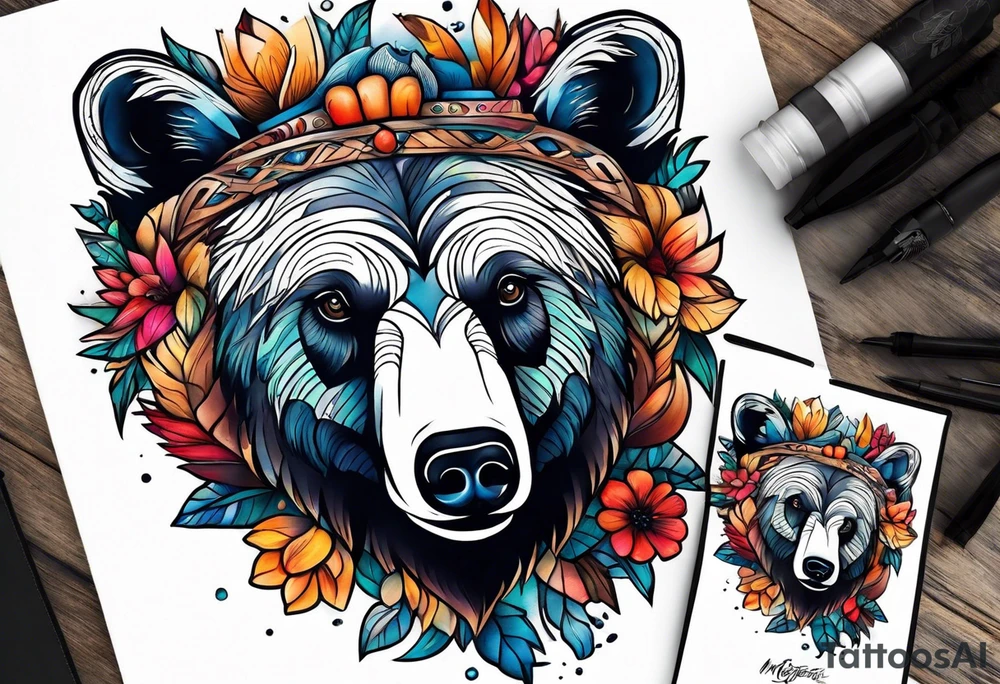 Bear Family tattoo idea
