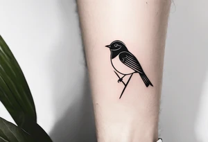 bird tattoo on ankle tattoo idea