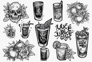 Juice wrld lyrics in code tattoo idea