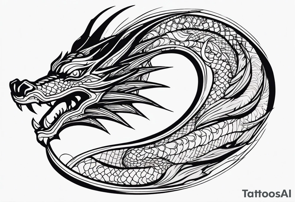 dragon tattoo idea
