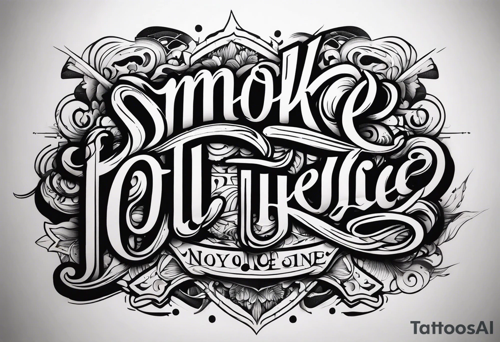 smoke 
filler tattoo idea