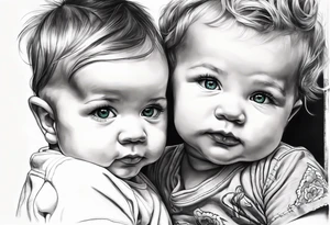 Trenton green-blaker and Brittany underhill baby would look like? tattoo idea