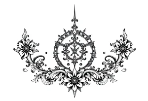 long mytical with ancient rhyme tattoo idea
