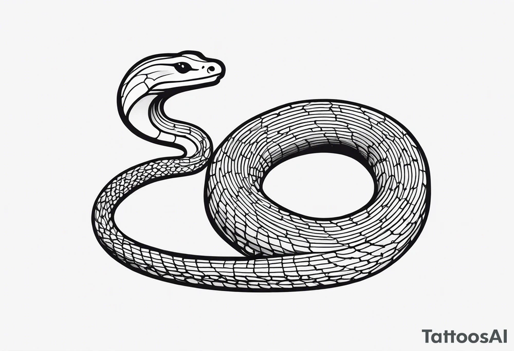 littel snake tattoo idea