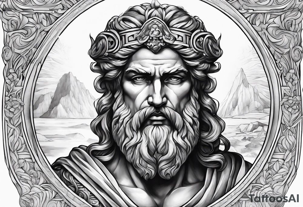 Greek god tattoo idea