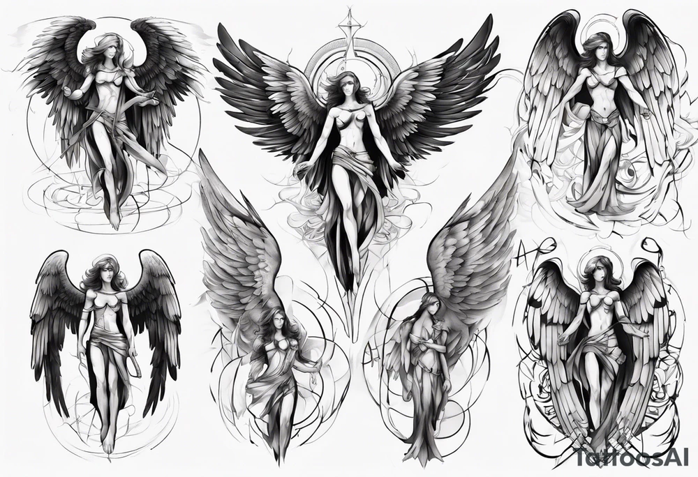 Archangel tattoo idea