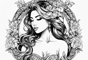 Underarm tattoo single line tattoo idea