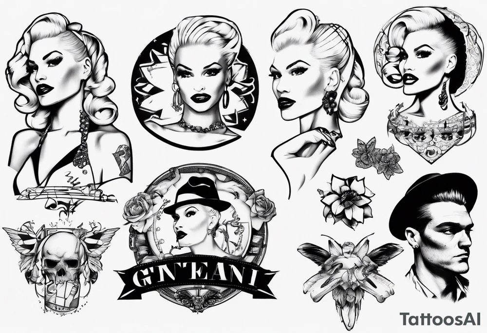 gwen stefani tattoo idea
