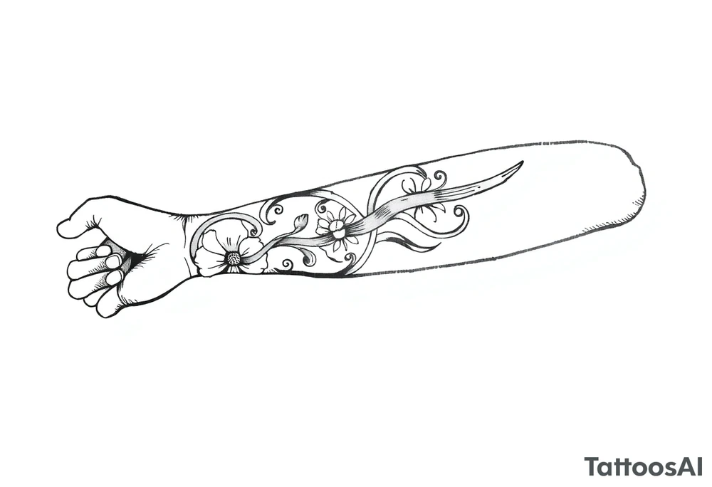 Forearm tattoo tattoo idea