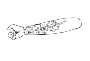 Forearm tattoo tattoo idea