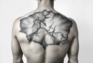 Beautiful and epic 3d milky way that appears to be what is beneath the skin. Make it drape over the shoulder and move to the middle back tattoo idea
