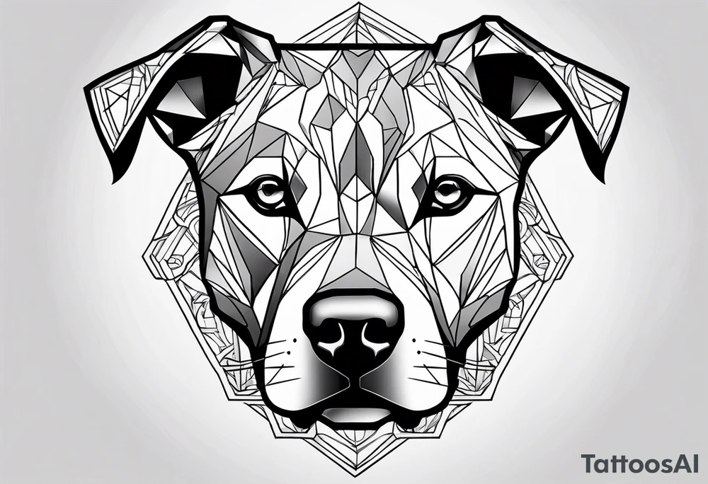 Savage dog tattoo idea