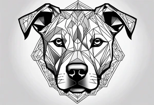 Savage dog tattoo idea