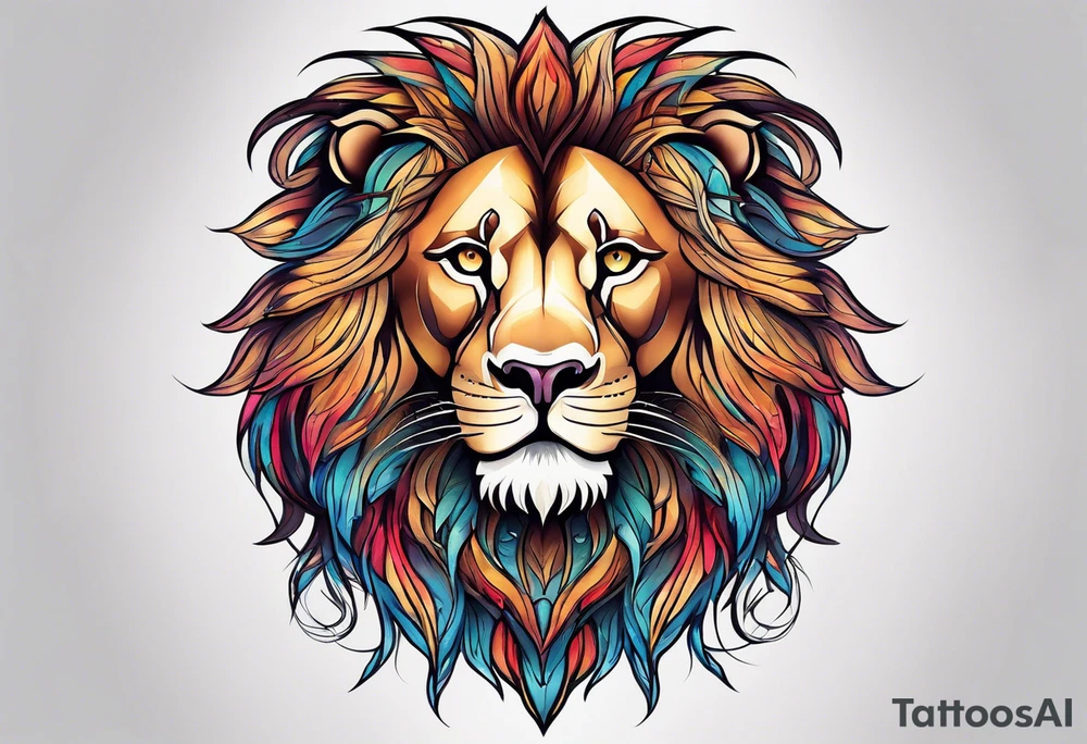 Lion tattoo idea