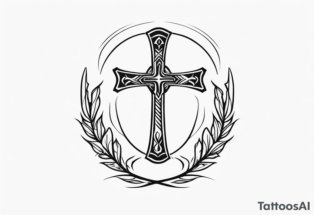 The symbol of Matthias a open Bible and a battle Axe tattoo idea