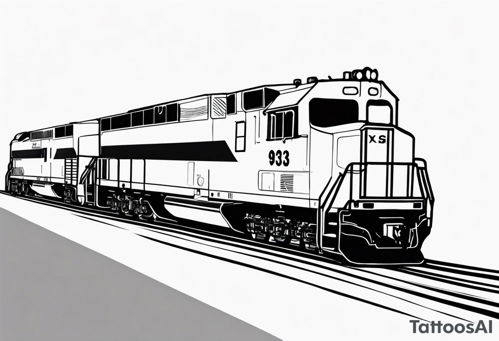 CSX train car with 091838 tattoo idea