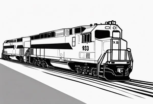 CSX train car with 091838 tattoo idea