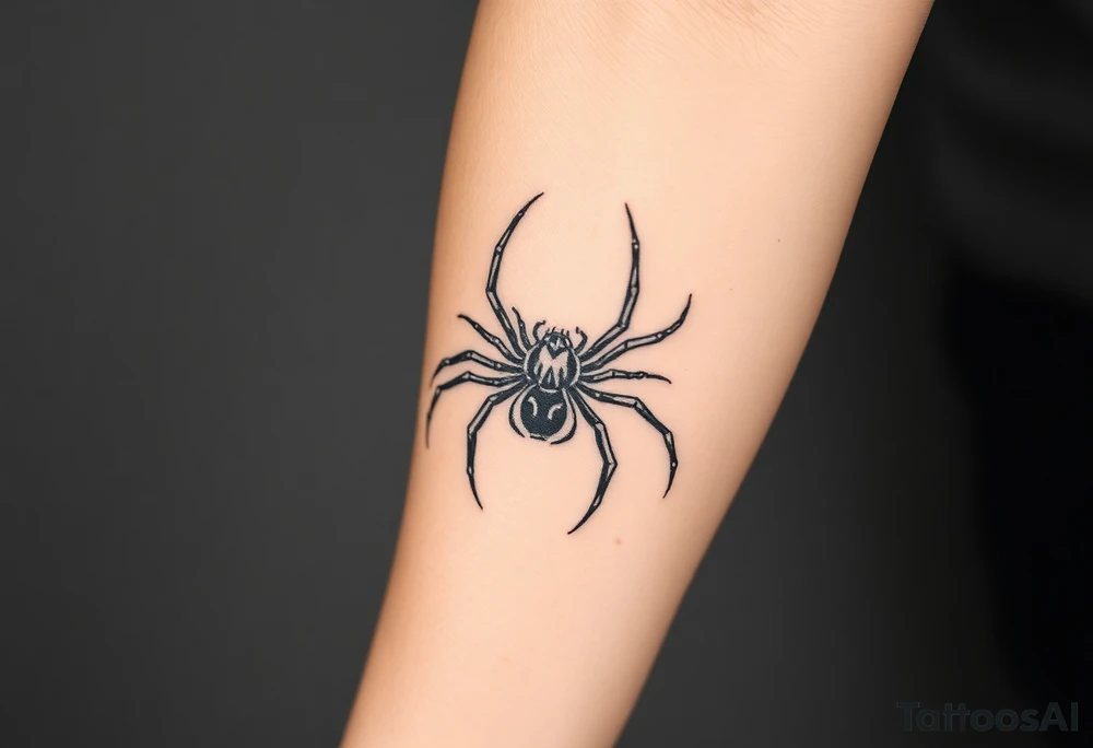 Spider tattoo idea