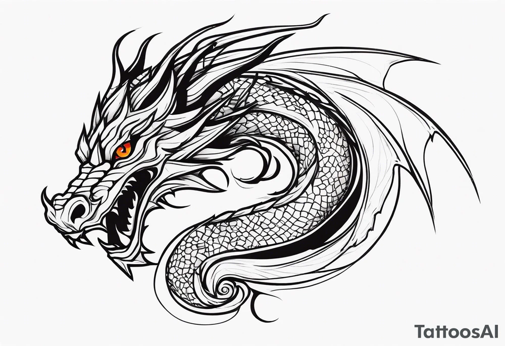 Dragon tattoo idea
