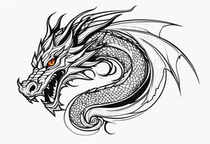 Dragon tattoo idea