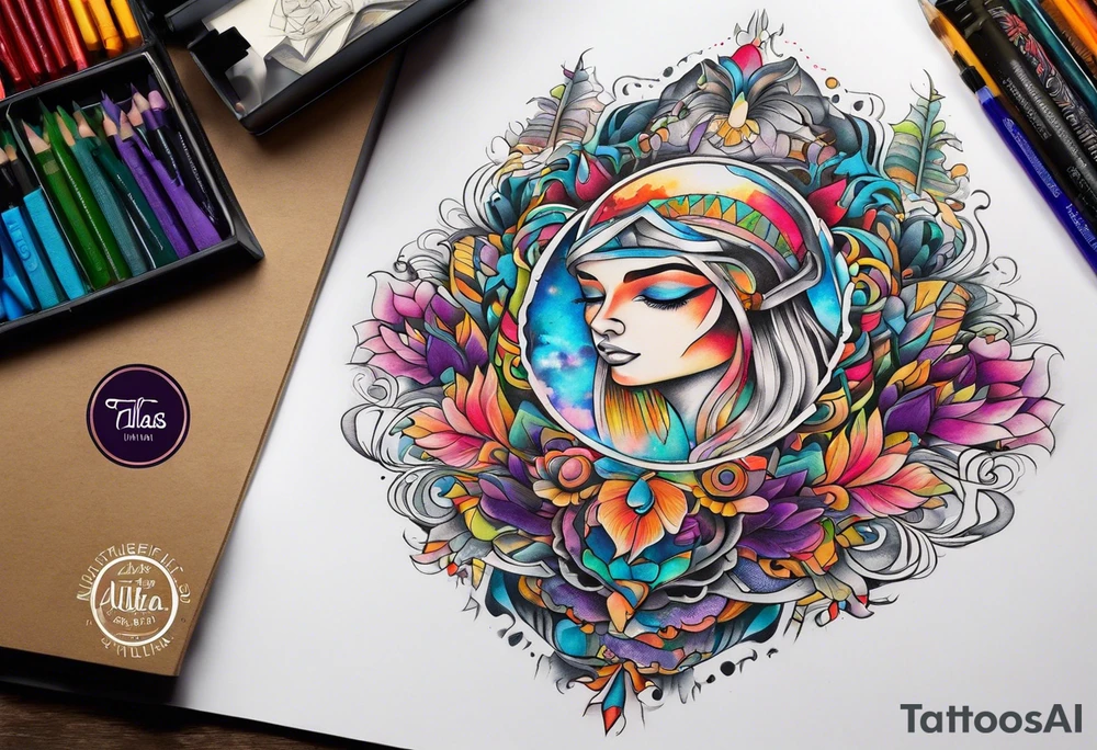 Atlas tattoo idea