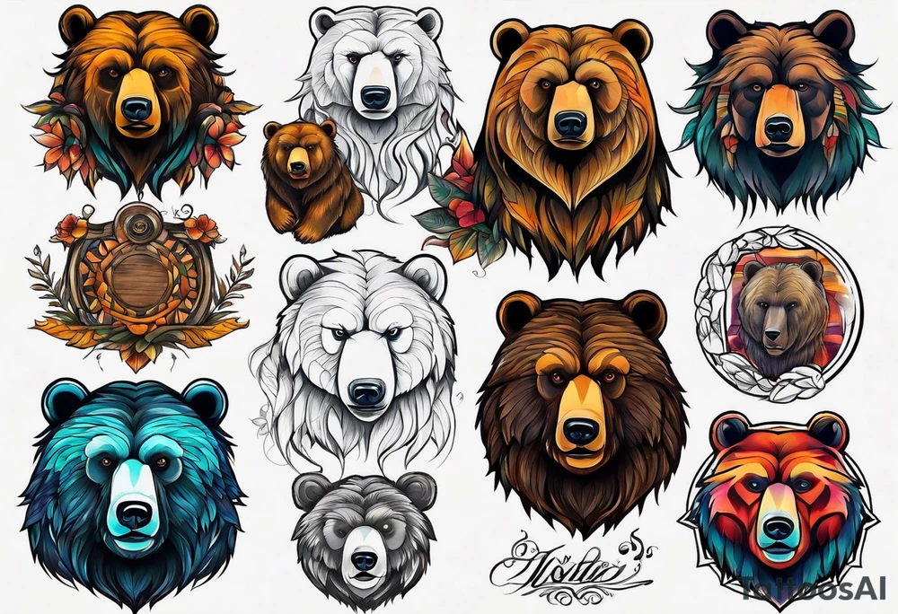 Bear Family tattoo idea