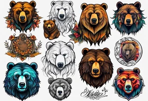 Bear Family tattoo idea