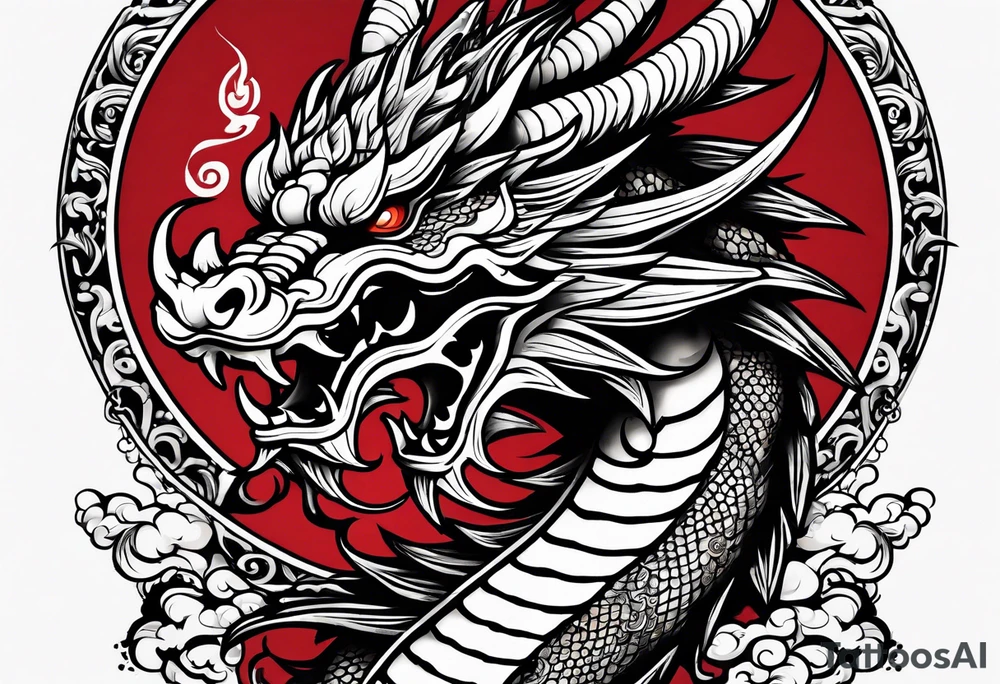Japonese Dragon tattoo idea