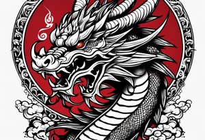 Japonese Dragon tattoo idea