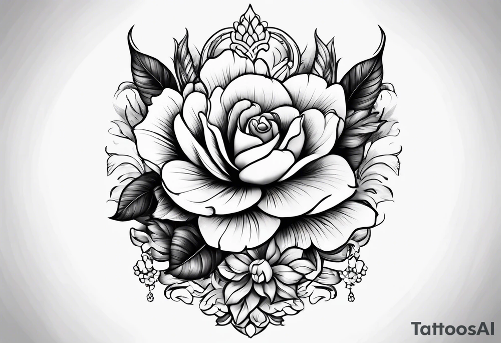 True crime my favorite murder flower tattoo idea