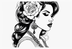 Nuka cola girl tattoo idea