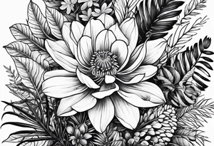 Pilbara region native plants and flowers, Kimberley region native plants and flowers tattoo idea