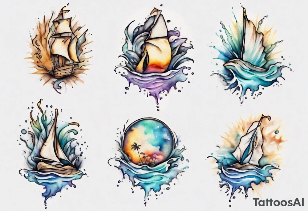You do not form in the WET SAND tattoo idea