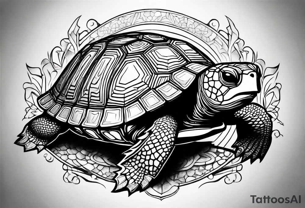 tesselated turtles tattoo idea