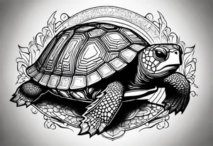 tesselated turtles tattoo idea