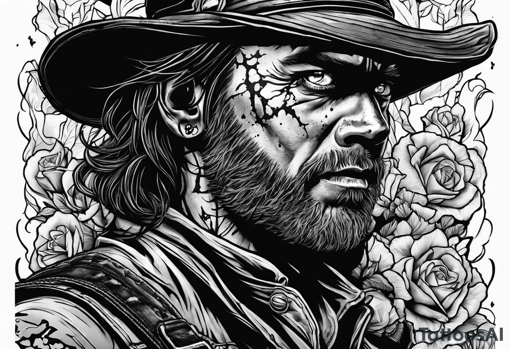 The walking dead michon tattoo idea