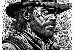 The walking dead michon tattoo idea