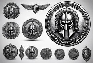 Spartan
Challenge coin tattoo idea