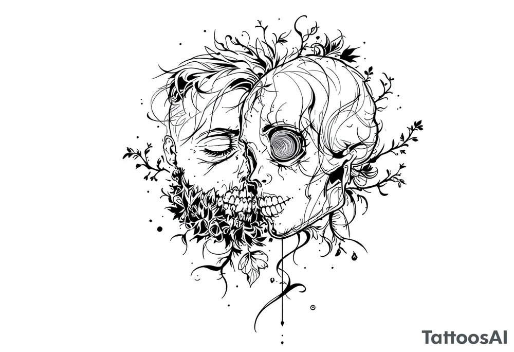 Family, brothers, skull, mom tattoo idea