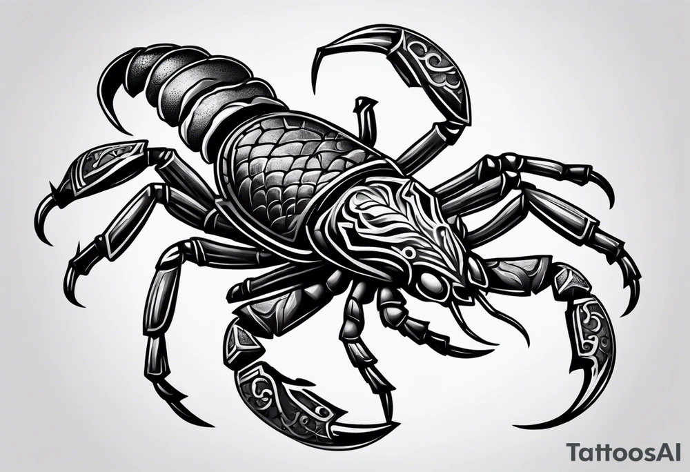 scorpion tattoo idea