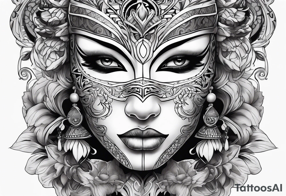 Henya mask tattoo idea