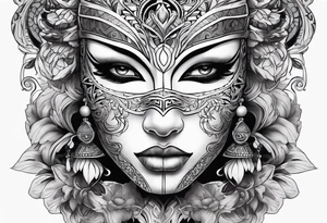 Henya mask tattoo idea