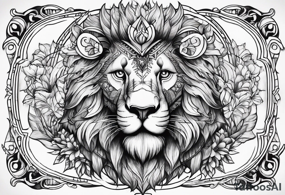 Bavarian lion tattoo idea