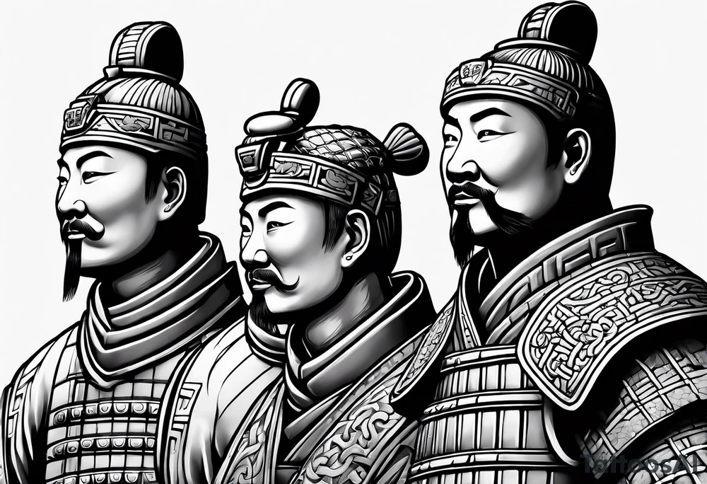 terracotta warriors tattoo idea