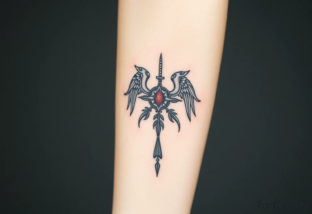 medieval woodcut tattoo idea