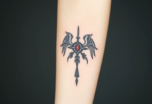 medieval woodcut tattoo idea