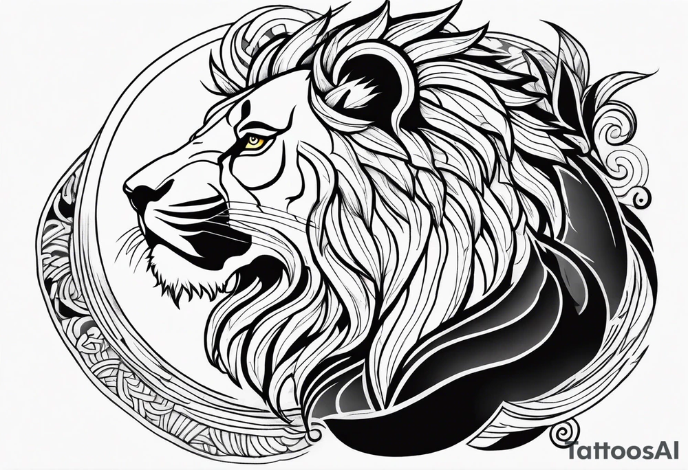 Lion king tattoo idea